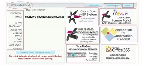 Welcome to uitm student portal. UiTM Student Portal - Cara Daftar Student Portal UITM ...