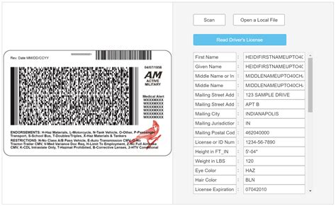 Drivers Licence Barcode Format Everbrokers