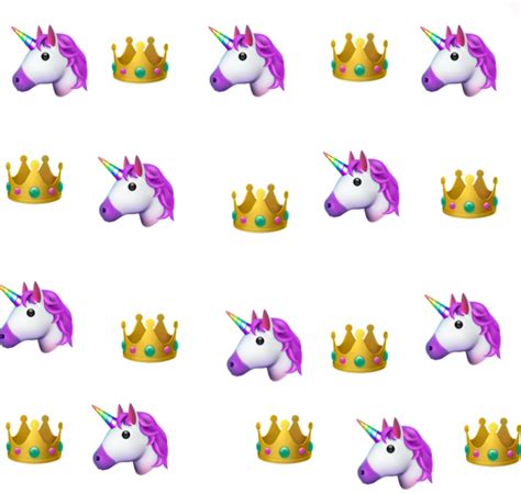 Crown Vk Iphone Unicorn Emoji Sticker By Sonia Sidorova
