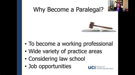 Paralegal Career And Program Information Session 31622 Youtube