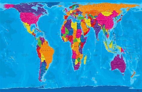 Carte Du Monde Avec Vrai Echelle - Carte projection peters - 1jour1col