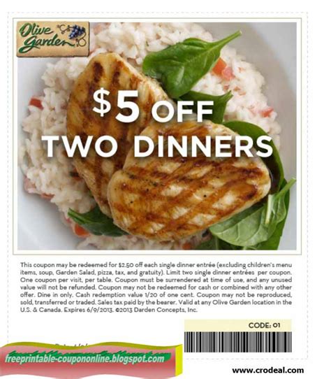 Maybe you would like to learn more about one of these? Printable Coupons 2019: Olive Garden Coupons