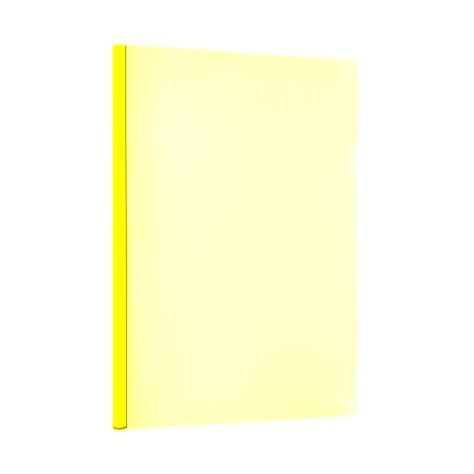 Slide Folder Plastic Long Yellow Ph