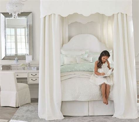 Learning to assemble your own furniture can be a convenient skill at hand. Monique Lhuillier Full Canopy Bed | Pottery Barn Kids ...