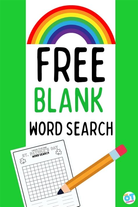 Blank Word Search Worksheets Blank Word Searches Learn With Puzzles