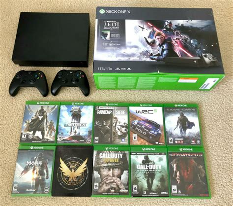 Microsoft Xbox One X 1tb 4k Console Bundle 10 Games 2