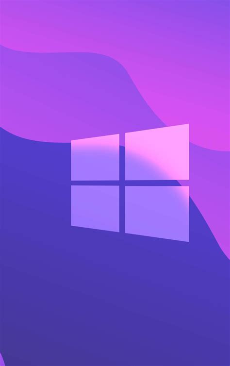 810x1290 Windows 10 Purple Gradient 810x1290 Resolution Wallpaper Hd