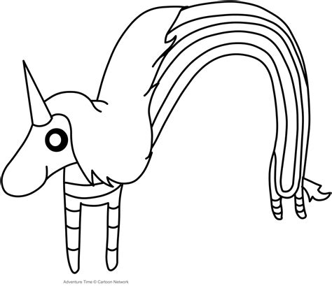There are adventure time coloring pictures on this page. Lady Rainicorn (Adventure Time) coloring pages