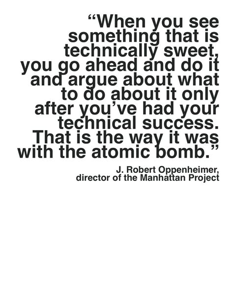 J Robert Oppenheimer Quotes Atomic Bomb