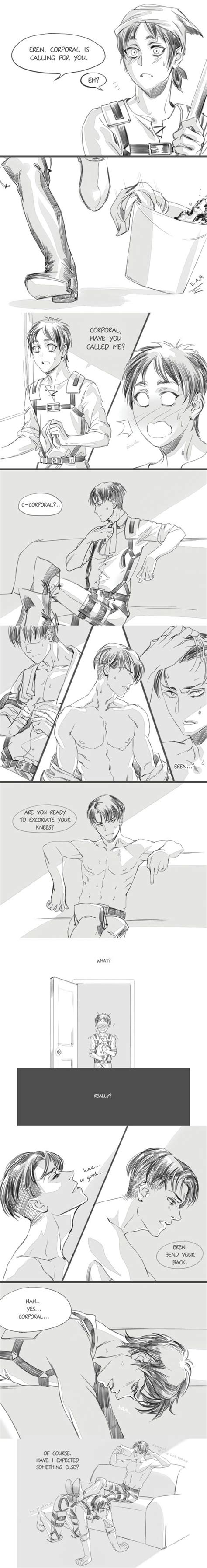 Eren's eyes widened with confusion as he awaited confirmation. ((This Eren and Levi comic wasn't smut as I expected. It ...