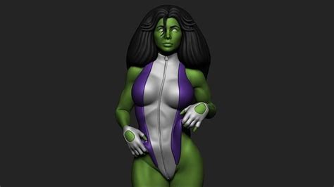 She Hulk 3d Model 3d Printable Cgtrader