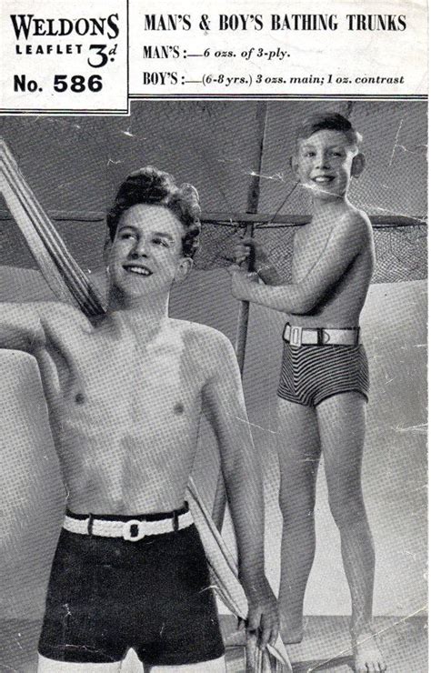 Pin On Men S Vintage Swim And Sun