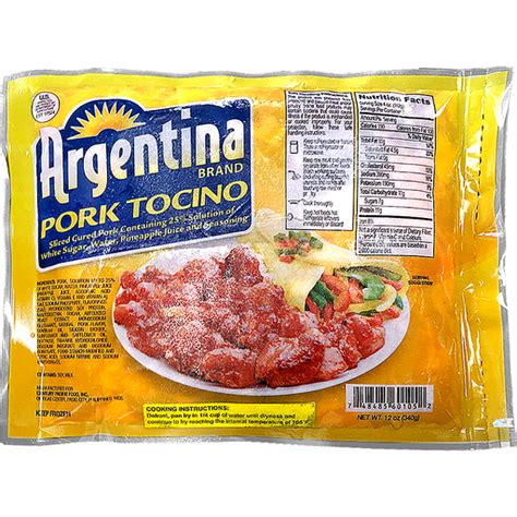 Argentina Tocino Pork 12 Oz Tocino Island Pacific Market