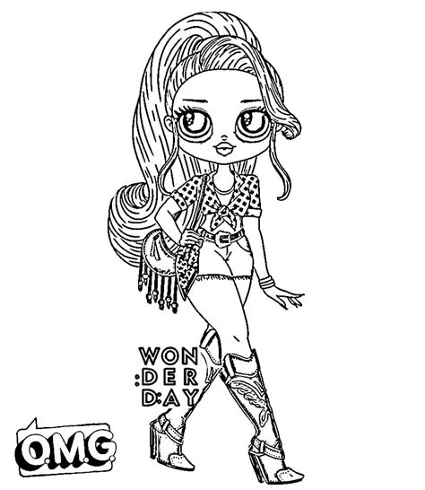 Coloring Pages Lol Omg Download Or Print New Dolls For Free Coloring