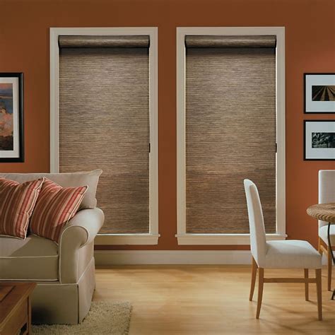 These can be found at many big retail stores (like walmart), but i purchased mine at home depot. Premium Woven Wood Fabric Roller Shades | Blindster.com