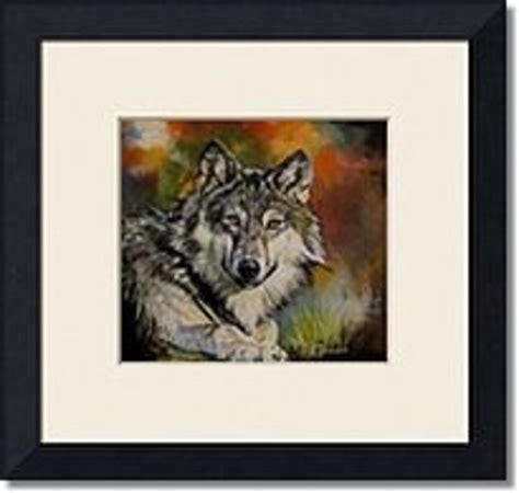Wolf A Print Of An Original Acrylic Painting Etsy