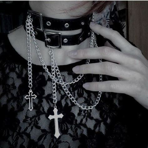 Pin By 𝖎𝖘𝖆𝖆𝖈 On Personal Grunge Jewelry Goth Aesthetic Goth Fashion