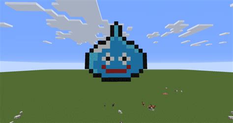 8 Bit Dragon Quest Slime In Minecraft 13 Minecraft Map