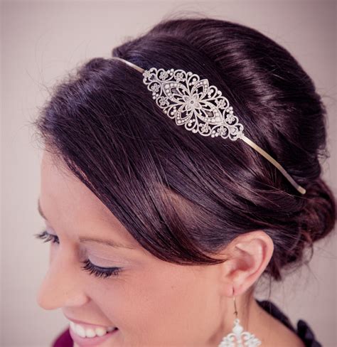 Metal Headband Gorgeous Ivory Great For By Lovenuggetdesigns