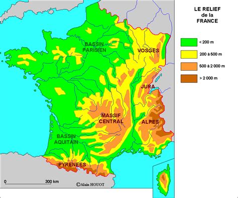 La Carte France Relief Et France Nouvelles Regions Editions Mdi Images