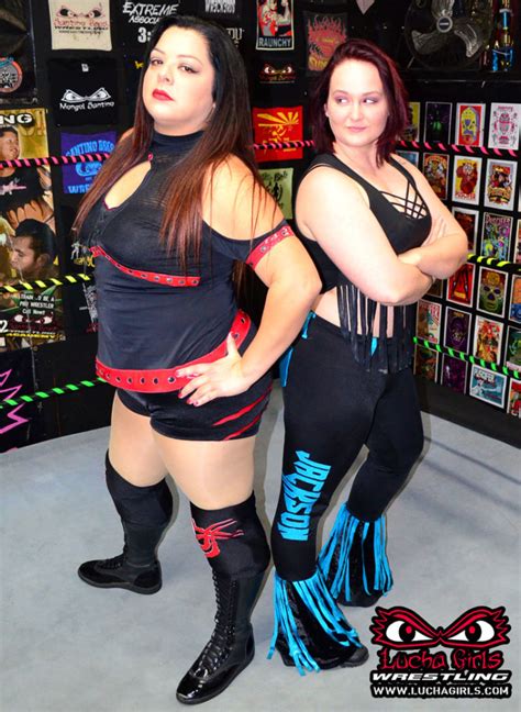 1712 voluptuous vixens ~ ruby vs tab ~ female pro wrestling lucha girls wrestling