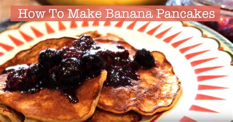 Healthy Breakfast Recipe How To Make Banana Pancakes Flourless
