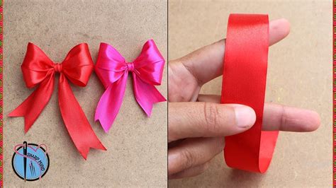 How To Make Stylish Bow With Fingersribbon Hair Bow Tutorial Diy