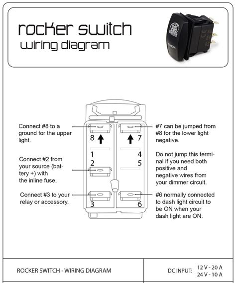Rocker Switch Wiring 4 Pin
