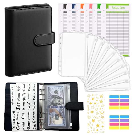 Buy Domuuh Budget Binder With Zipper Envelopes And Expense Sheetsmoney