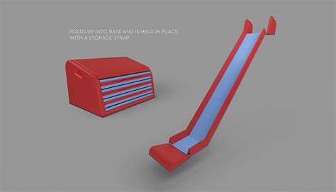 Sliderider Folding Mats Turn Stairs Into A Slide