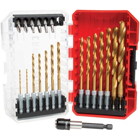 Craftsman 21 Pc Titanium Drill Set Drills And Drivers Patio Garden