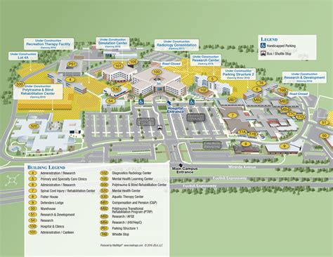 Va Palo Alto Campus Map Map