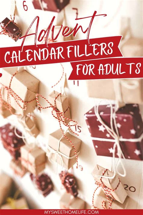 Advent Calendar Fillers For Adults My Sweet Home Life