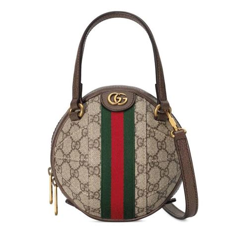 Gucci Ophidia Gg Mini Shoulder Bag In Brown Lyst