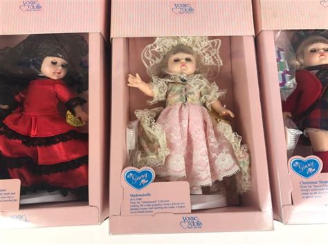 set of 8 vintage ginny vogue dolls new in boxes