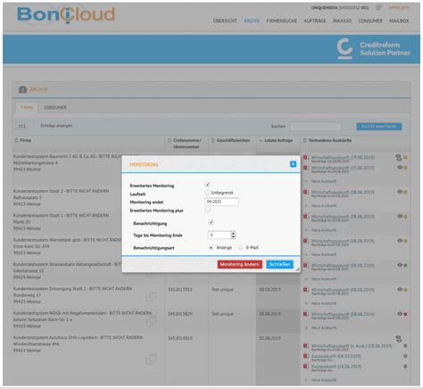 Bonicloud Auskunfts Und Forderungsmanagement Mit Creditreform