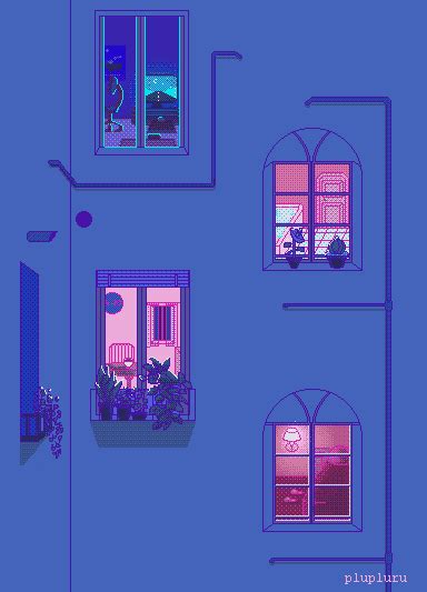 plupluru: H o m e ;_; (With images) | Pixel art See more ideas about aesthetic gif, aesthetic anime, anime scenery.