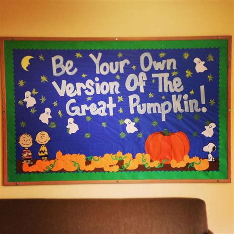 Halloween Bulletin Boardcharlie Brown And The Great Pumpkin