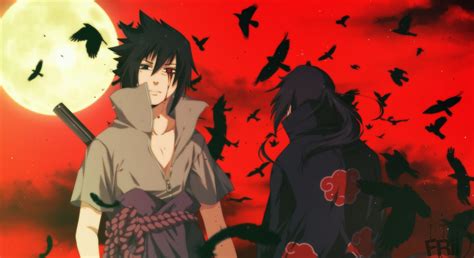 Itachi Uchiha And Sasuke Uchiha In Naruto Wallpapers