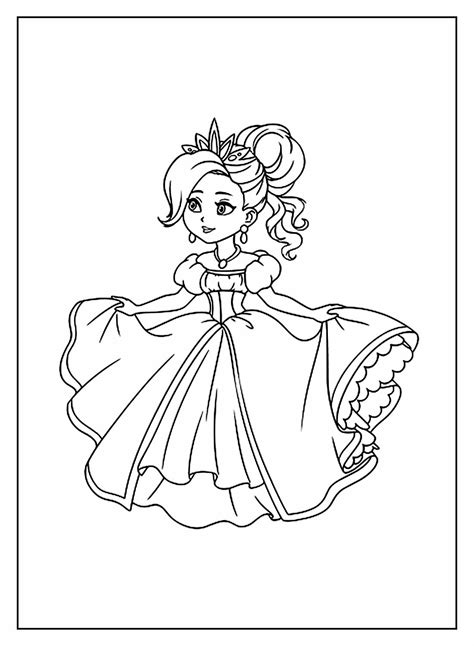 Desenhos Da Princesa Para Colorir