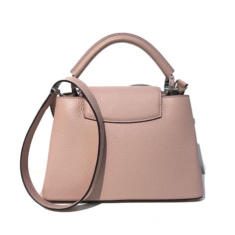 Louis Vuitton Dusty Pink Taurillon Leather Capucines Bb Bag
