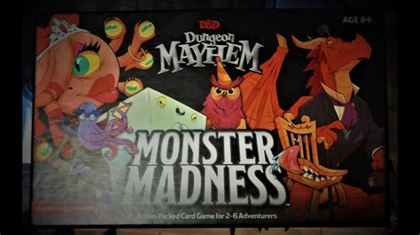 Dungeon Mayhem Monster Madness Unboxing And Review Youtube