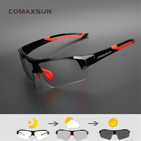 comaxsun professional photochromic polarized cycling glasses bike goggles mtb sports bicycle