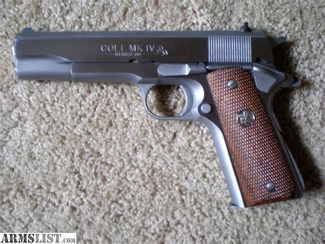 Armslist For Sale Colt 1911 Series 80 Stainless Mk Iv
