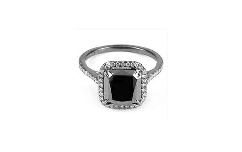 radiant cut black diamond ring itay malkin