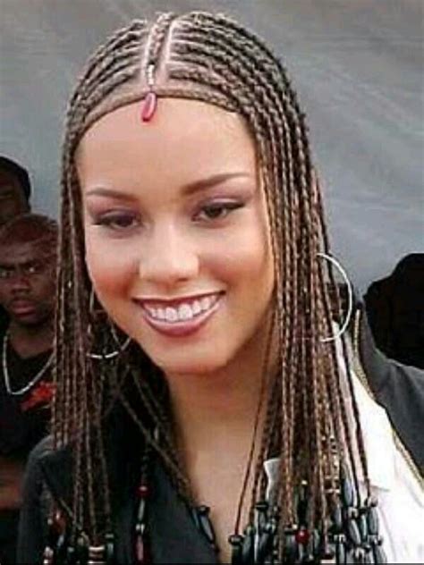 Beautiful Cornrows Hairstyle Alicia Keys Alicia Keys Hairstyles