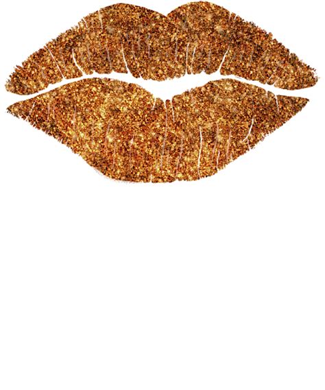 Rose Gold Texture Kiss Lipstick On Pouty Lips Fashion Art T Shirt For