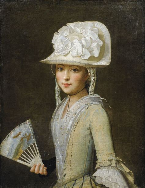 Women In Art History — Portrait Of A Young Woman With A Fan 18th