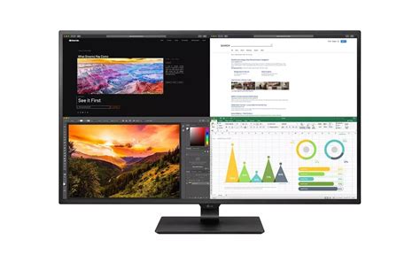 43” Ips Uhd 4k Monitor With Usb Type C™ 4 Hdmi Onscreen Control