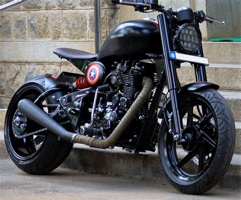 Before modifications, it was a standard enfield bullet 350cc & was manufactured in 1986. Bulleteer Customs Americana: Modified Royal Enfield - MOTOAUTO
